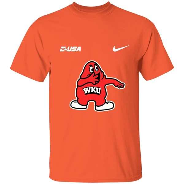 Western Kentucky Hilltoppers Big Red Zombieland Mascot Cartoon Shirt - Image 5