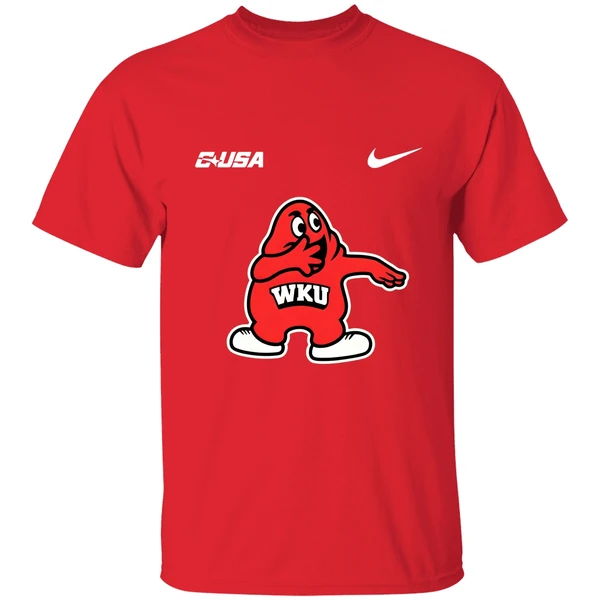 Western Kentucky Hilltoppers Big Red Zombieland Mascot Cartoon Shirt - Image 6