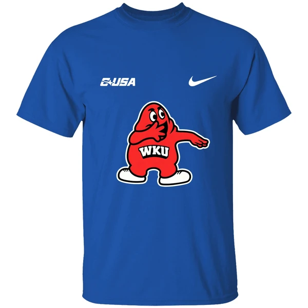 Western Kentucky Hilltoppers Big Red Zombieland Mascot Cartoon Shirt - Image 7