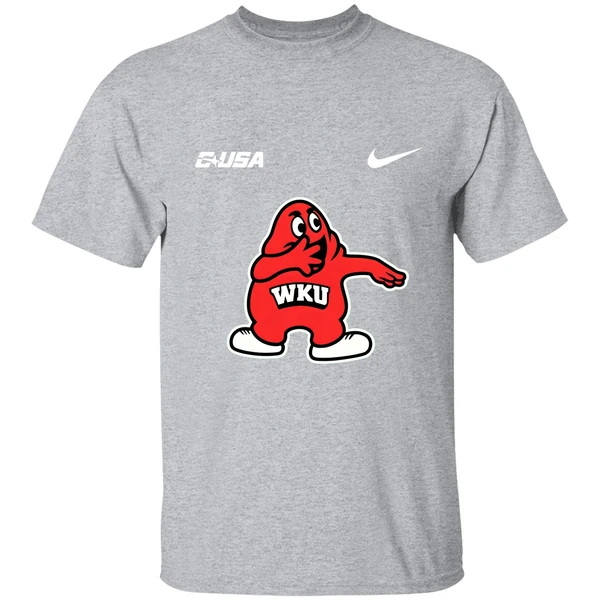 Western Kentucky Hilltoppers Big Red Zombieland Mascot Cartoon Shirt - Image 8