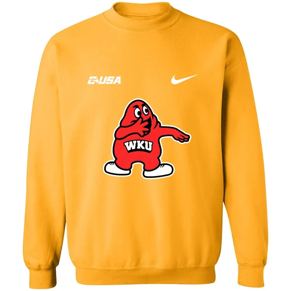 Western Kentucky Hilltoppers Big Red Zombieland Mascot Cartoon Sweatshirt - Image 2