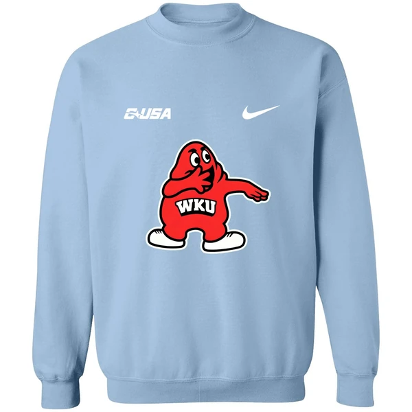 Western Kentucky Hilltoppers Big Red Zombieland Mascot Cartoon Sweatshirt
