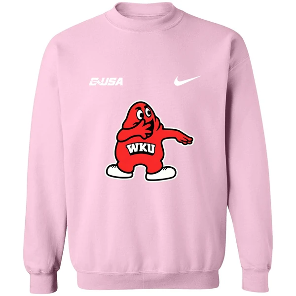 Western Kentucky Hilltoppers Big Red Zombieland Mascot Cartoon Sweatshirt - Image 5