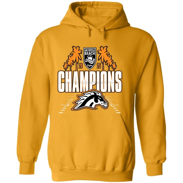 Western Michigan Broncos Football Myrtle Beach Bowl 2025 Champions Hoodie
