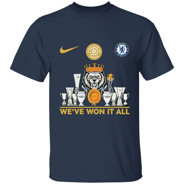 Weve Won It All World Champions Chelsea Trophy Shirt - Image 5
