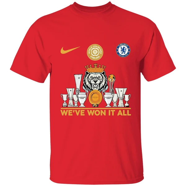 Weve Won It All World Champions Chelsea Trophy Shirt - Image 7