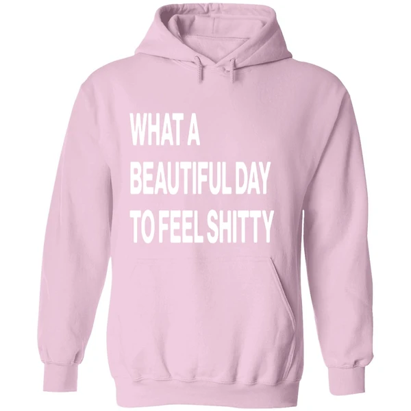 What A Beautiful Day To Feel Shitty Hoodie - Image 5