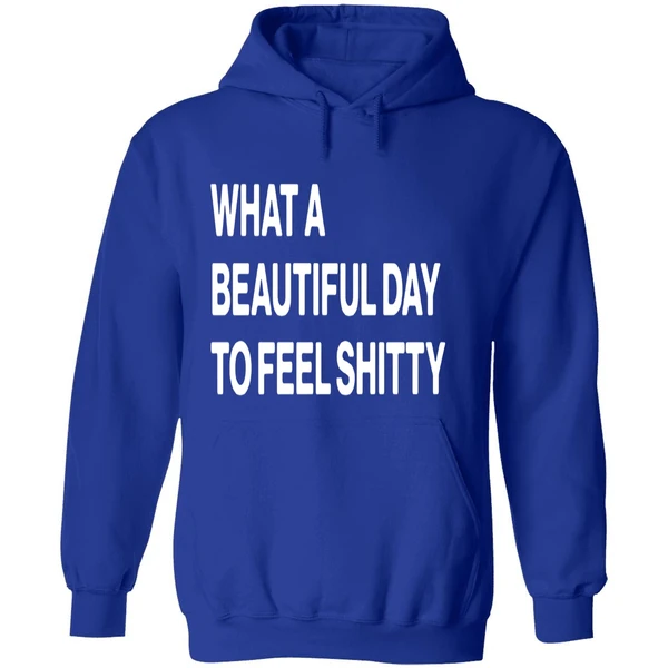 What A Beautiful Day To Feel Shitty Hoodie - Image 7
