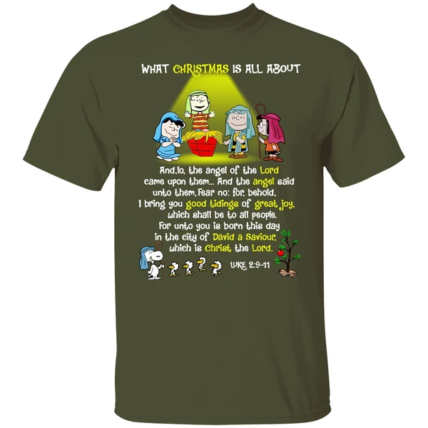 What Christmas Is All About Linus Christmas Shirt - Image 3