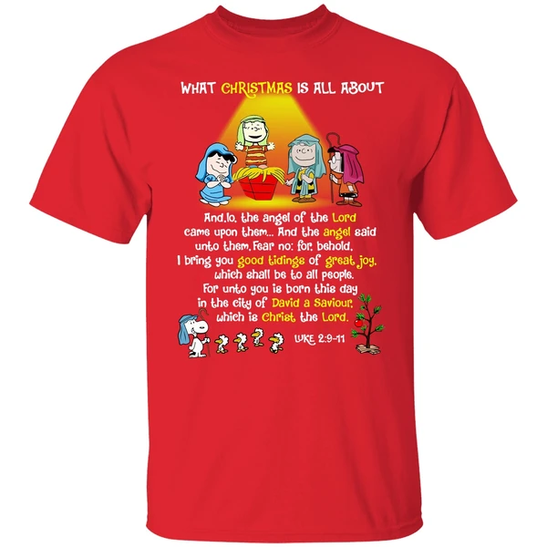 What Christmas Is All About Linus Christmas Shirt - Image 6