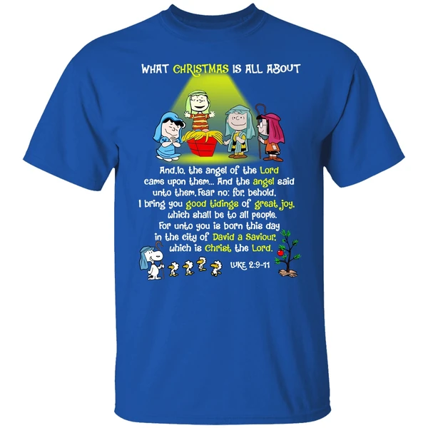 What Christmas Is All About Linus Christmas Shirt - Image 7