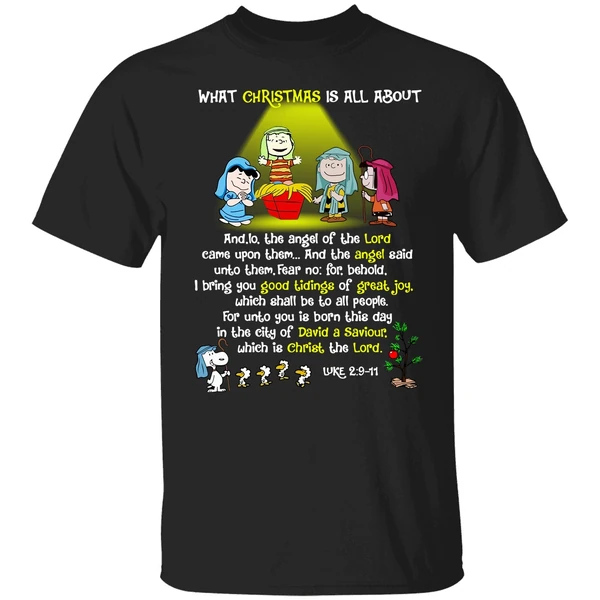 What Christmas Is All About Linus Christmas Shirt - Image 9