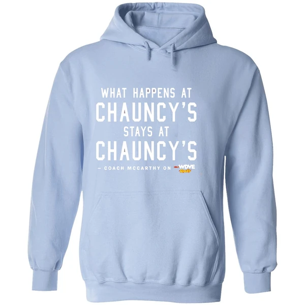 What Happens At Chauncys Stays At Chauncys Hoodie - Image 4