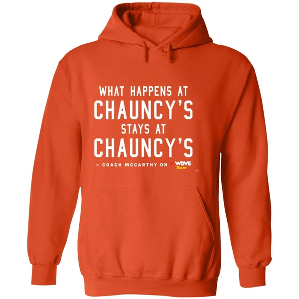 What Happens At Chauncys Stays At Chauncys Hoodie - Image 6