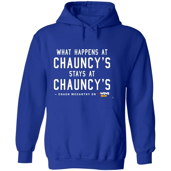 What Happens At Chauncys Stays At Chauncys Hoodie - Image 7