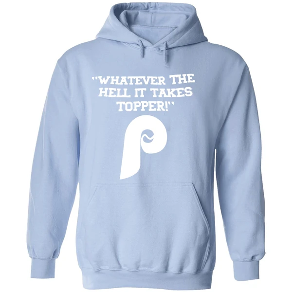 Whatever The Hell It Takes Topper Philadelphia Phillies Logo Hoodie - Image 4