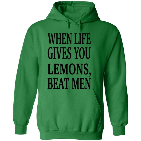 When Life Gives You Lemons Beat Men Hoodie - Image 2
