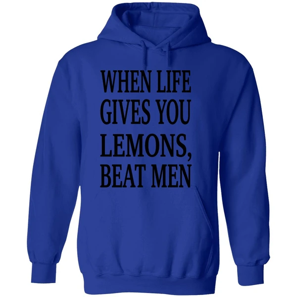 When Life Gives You Lemons Beat Men Hoodie - Image 7