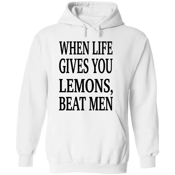 When Life Gives You Lemons Beat Men Hoodie - Image 8