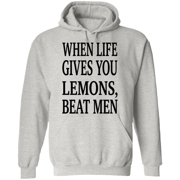 When Life Gives You Lemons Beat Men Hoodie - Image 9