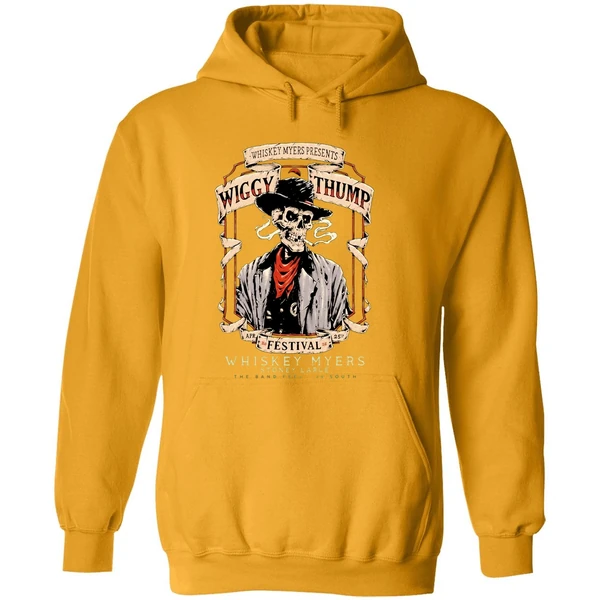 Whiskey Myers Wiggy Thump April 25 2026 Palestine Texas Skeleton Hoodie