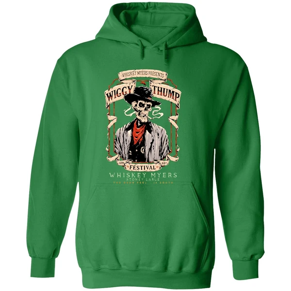 Whiskey Myers Wiggy Thump April 25 2026 Palestine Texas Skeleton Hoodie - Image 2