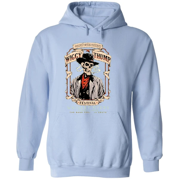 Whiskey Myers Wiggy Thump April 25 2026 Palestine Texas Skeleton Hoodie - Image 4