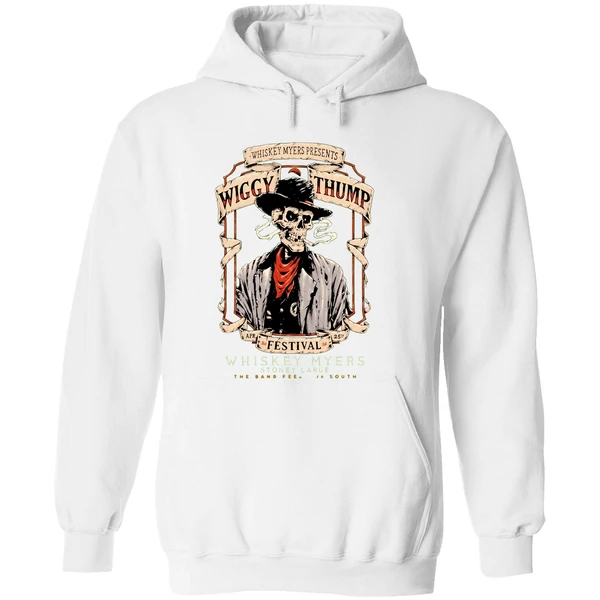 Whiskey Myers Wiggy Thump April 25 2026 Palestine Texas Skeleton Hoodie - Image 8