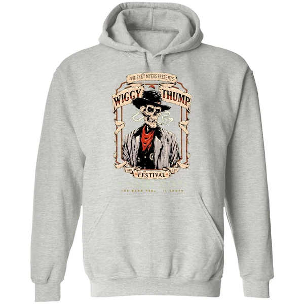 Whiskey Myers Wiggy Thump April 25 2026 Palestine Texas Skeleton Hoodie - Image 9