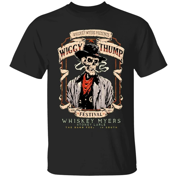 Whiskey Myers Wiggy Thump April 25 2026 Palestine Texas Skeleton Shirt