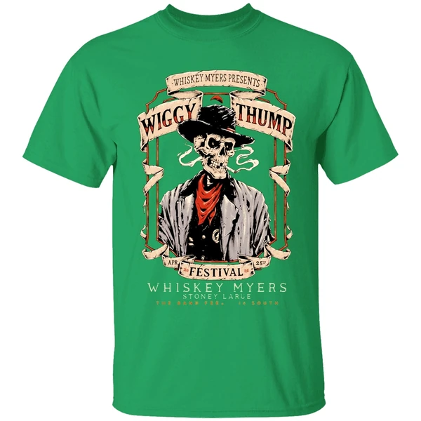 Whiskey Myers Wiggy Thump April 25 2026 Palestine Texas Skeleton Shirt - Image 2