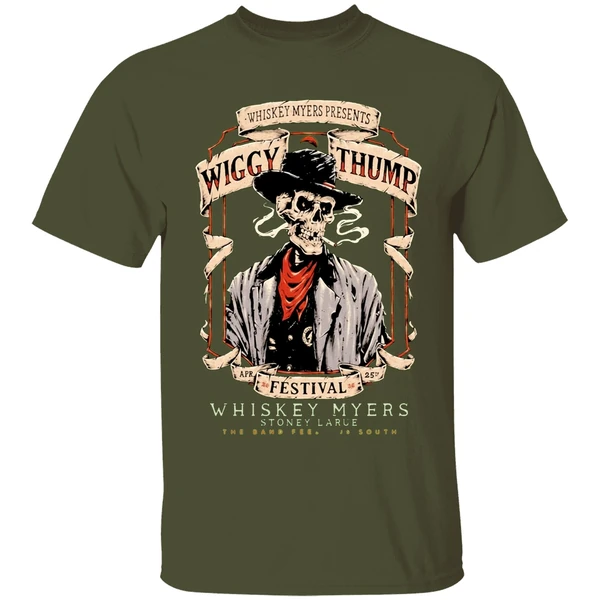 whiskey-myers-wiggy-thump-april-25-2026-palestine-texas-skeleton-shirt-militarygreen