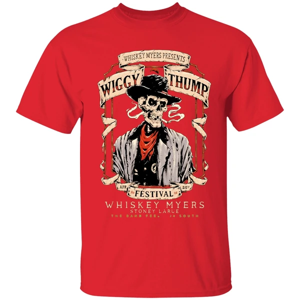 Whiskey Myers Wiggy Thump April 25 2026 Palestine Texas Skeleton Shirt - Image 7