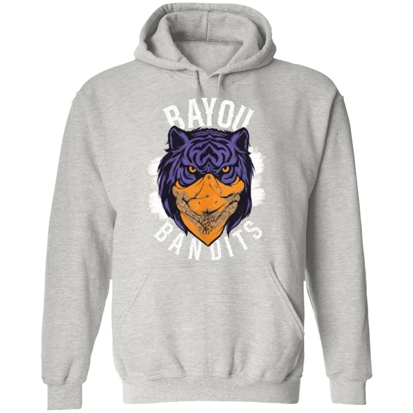 Whit Weeks Wearing Bayou Bandits Hoodie - Image 9