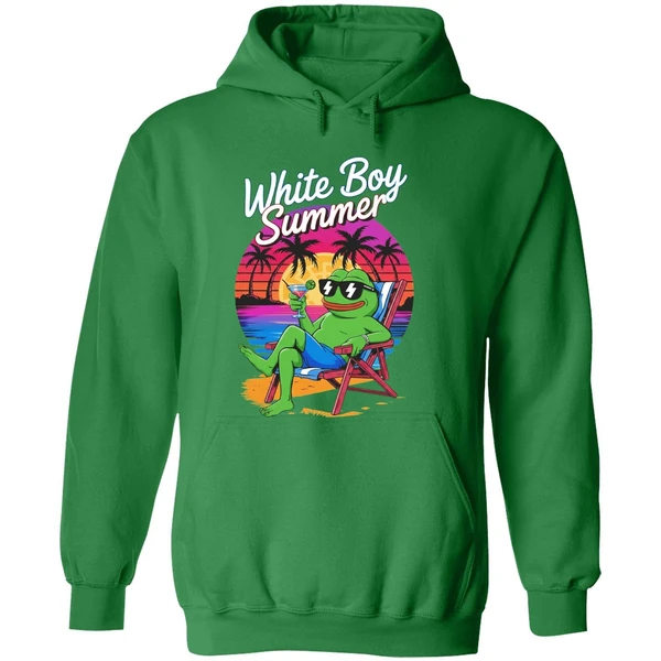 White Boy Summer Pepe Hoodie - Image 2