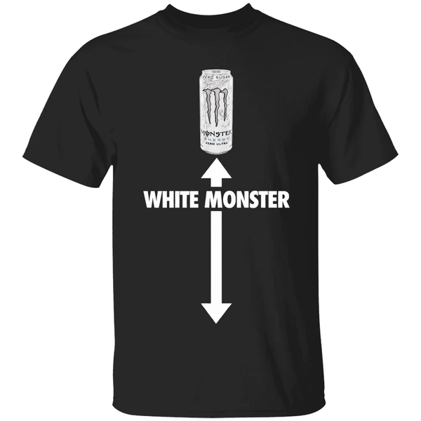 White Monster Energy Zero Ultra Shirt