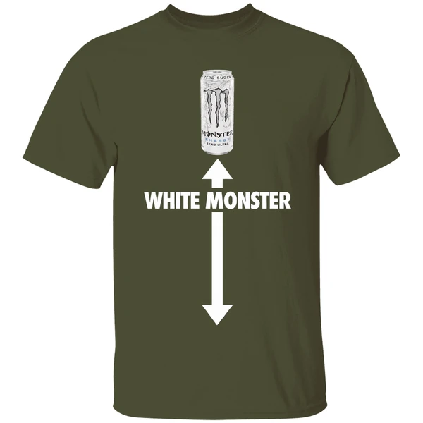 White Monster Energy Zero Ultra Shirt - Image 4