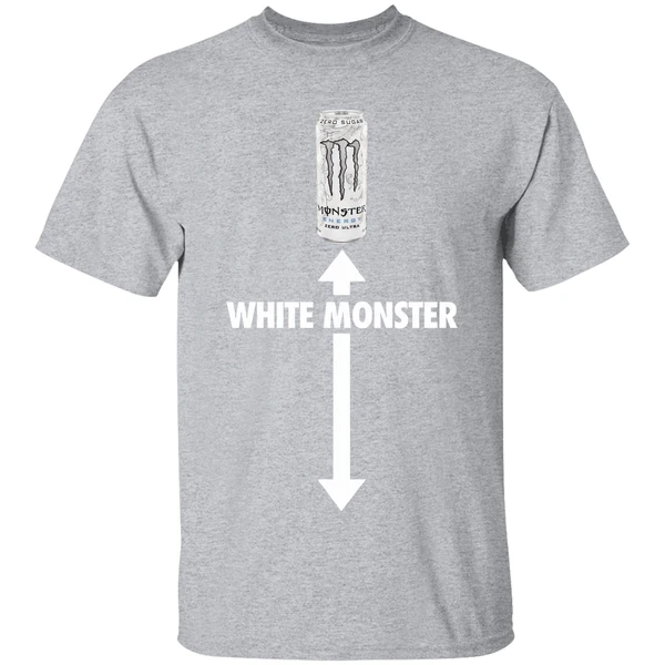 White Monster Energy Zero Ultra Shirt - Image 9