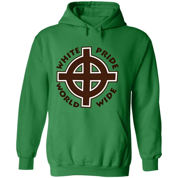 White Pride World Wide Hoodie - Image 2