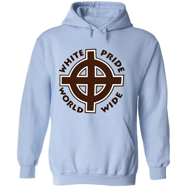 White Pride World Wide Hoodie - Image 4