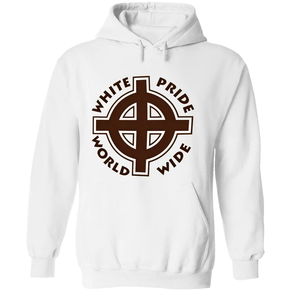 White Pride World Wide Hoodie - Image 8