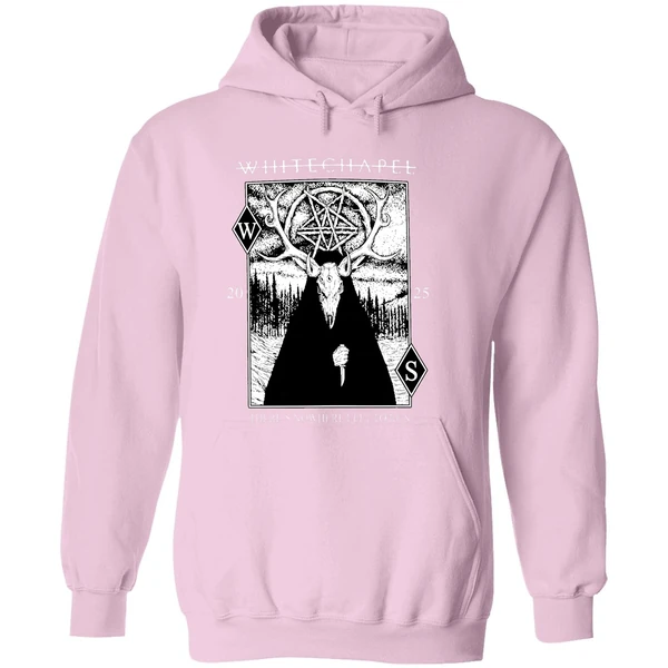 Whitechapel Theres Nowhere Left To Run Deer Demon Hoodie - Image 5
