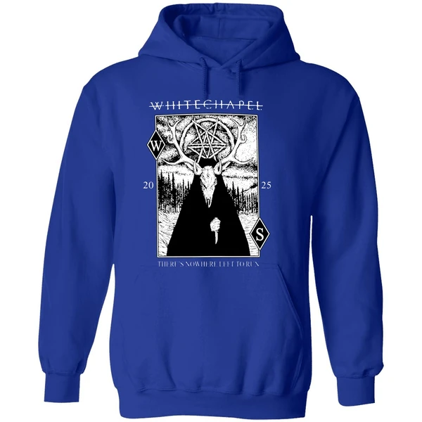 Whitechapel Theres Nowhere Left To Run Deer Demon Hoodie - Image 7