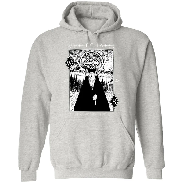 Whitechapel Theres Nowhere Left To Run Deer Demon Hoodie - Image 9