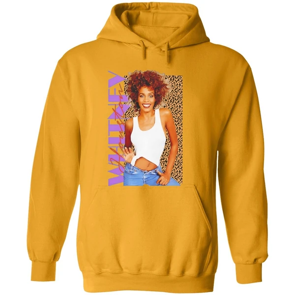 Whitney Houston Pose Style Vintage Hoodie