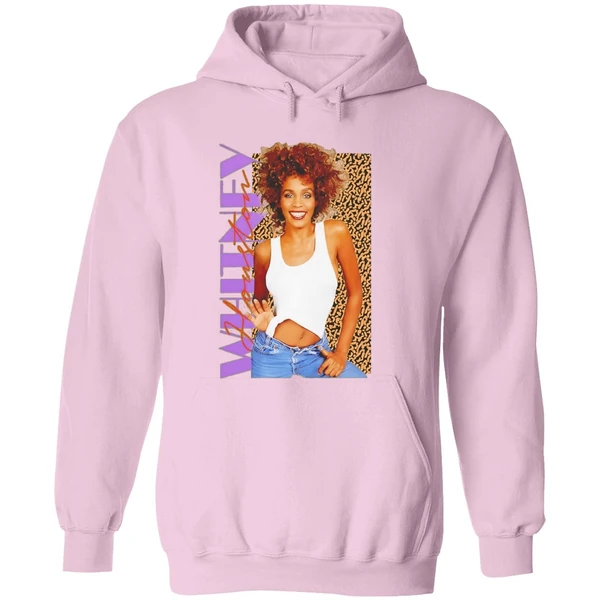 Whitney Houston Pose Style Vintage Hoodie - Image 5