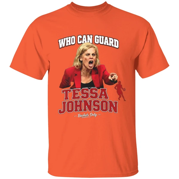 who can guard tessa johnson shirt orange