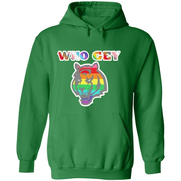 Who Gay Cincinnati Bengals Pride Lgbt Hoodie - Image 2