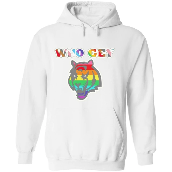 Who Gay Cincinnati Bengals Pride Lgbt Hoodie - Image 8