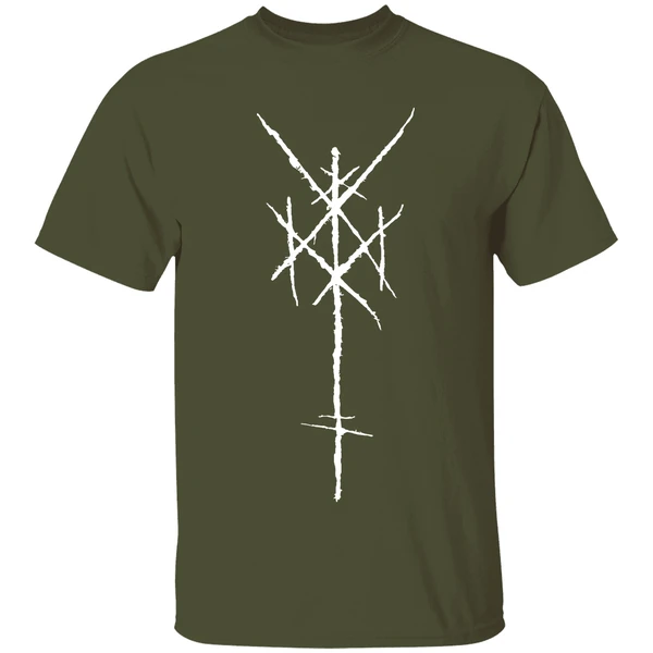 wiegedood logo shirt militarygreen